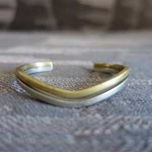 Gold and silver Bracelet